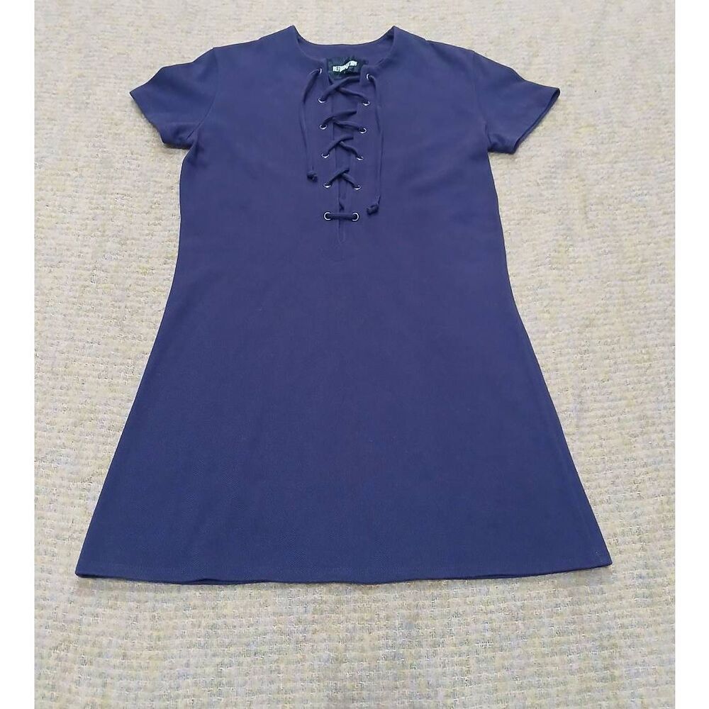 Reformation womens xsmall mini dress blue